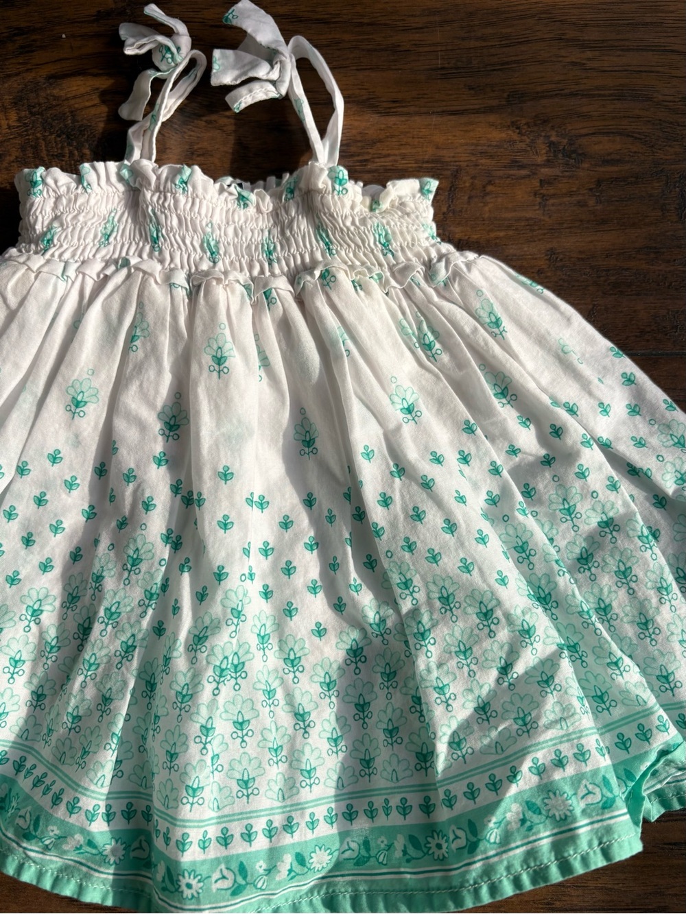 Baby Gap Floral Tie Strap Dress 3-6M